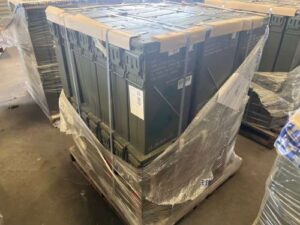 Pallet of Ammo Tins