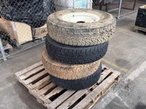 Pallet of 4 x Bridgestone Tyres