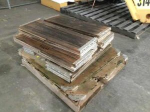 Pallet of Timber Panels With Hinges