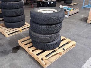 Pallet of 4 x Bridgestone Tyres