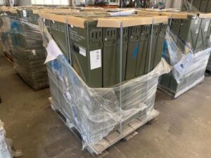 Pallet of Ammo Tins