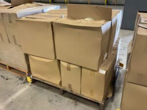 AFM262 - Pallet Of Plastic Sleeves