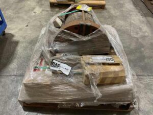 *UNRESERVED* Pallet Containing Fabstream Stabilizer Bellows Assembly, Filters, Misc. Parts.