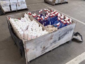 Pallet of Sure Clear Glass Cleaner