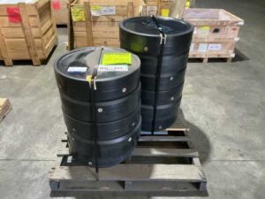 *UNRESERVED* Pallet Containing Plastic HUB/Flange Protectors, 13.625
