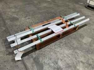 *UNRESERVED* Pallet Containing Galvanized Steel Angles, 2m Long