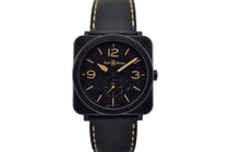 BELL & ROSS BLACK MATTE WRIST WATCH