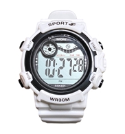 Jf Sport Digital Fashion Watch, 30m Water Resistant, White.  Buyers Note -