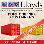 Port Shipping Containers Clearance Adelaide
