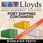 Port Shipping Containers Clearance Perth
