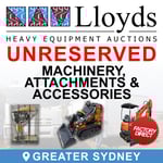 Unreserved Sydney Factory Direct Machinery, Attachments & Accessories