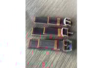 3 x Genuine Calf Leather Watch Straps, Unused....
