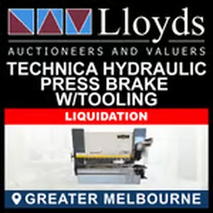 Technica Hydraulic Press Brake W/tooling Liquidation (ON12154)