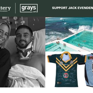 7-Night Bondi Escape & Signed Uate Jerseys – Supporting Jack Evenden