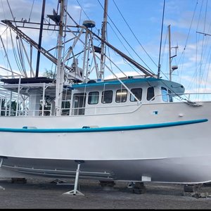 Refurbished Ex Steel Prawn Boat