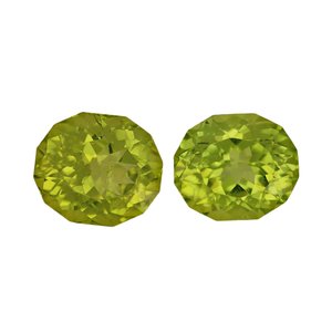 Natural Fancy Cut Pakistan Preidot Pairs Gemstones Collection