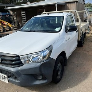 2017 Toyota Hilux 4x2 Workmate TGN121R Manual Cab Chassis