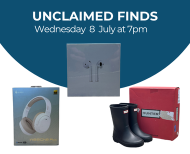 Unclaimed Finds 8th July No.2711