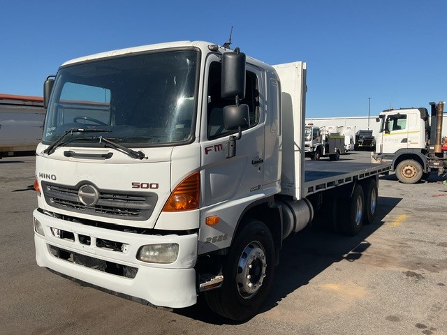 2012 Hino FM 6x4 Tray Body Truck & 2006 Isuzu F3 FTS 4x4 Water Truck
