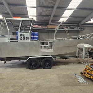2009 Ocean-Tech 7m Aluminium Abalone Dive Boat- in Survey