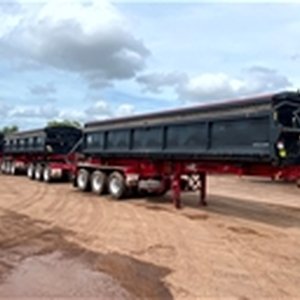 Expressions Of Interest - 2022 Tristar Road Train Triaxle Side Door Tipper Quad Sets  - 2 Full Sets