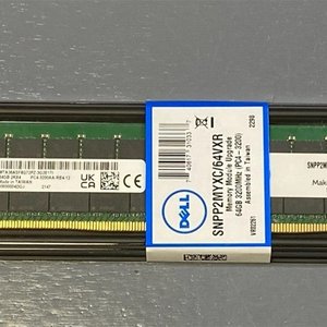 Dell RAM 64GB PC4-25600 DDR4-3200MHz Registered ECC CL22 288-Pin DIMM 1.2V Dual Rank Memory Modules