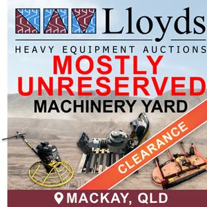 Mostly UNRESERVED Mackay Machinery Yard Clearance