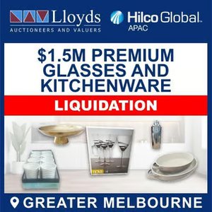 $1.5m Premium Glasses and Kitchenware Clearance - Liquidation
