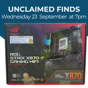Unclaimed Finds 23rd September No.2750
