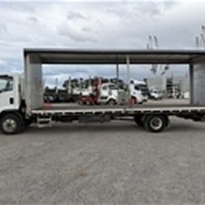 2015 Isuzu FRR 500 Long Curtainsider & 2013 Isuzu NPR 400 Long 4x2 Curtainsider