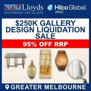$250K Gallery Design Liquidation sale
