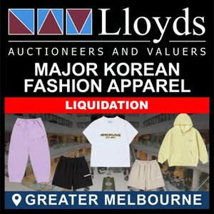 Major Korean Fashion Apparel Liquidation