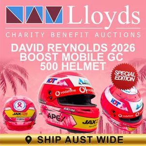 Special Edition David Reynolds 2026 Boost Mobile Gold Coast 500 Helmet